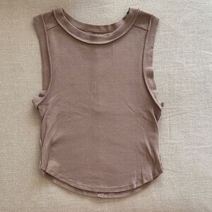 We The Free Light Brown Kate Tank
